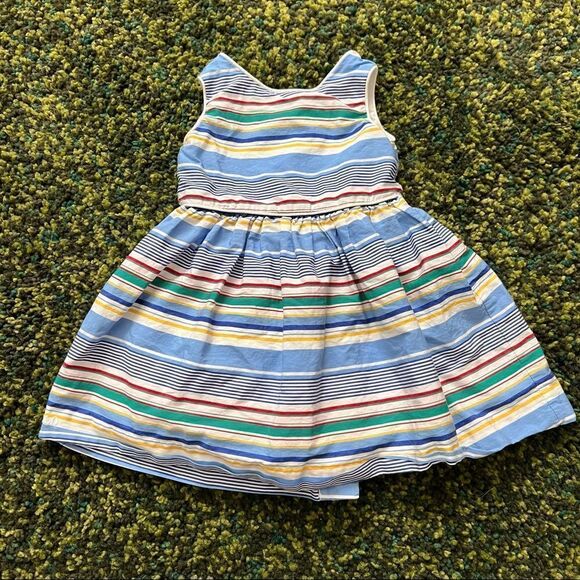 Ralph Lauren Striped Wrap Dress 12M - Picture 2 of 6